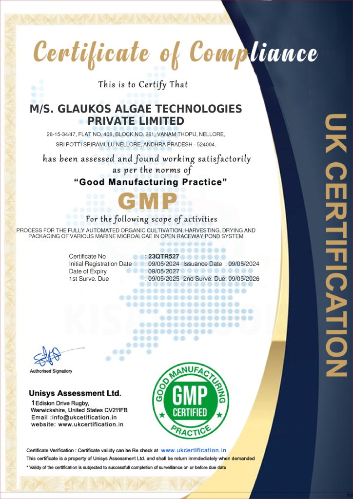 GMP certificate