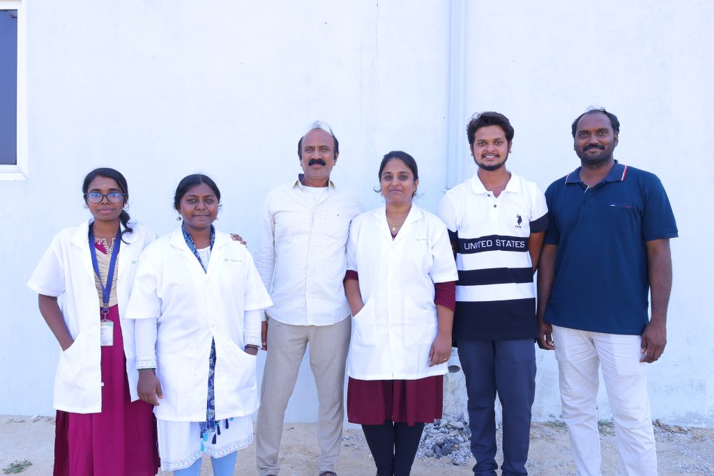 The Glaukos Algae team at the facility
